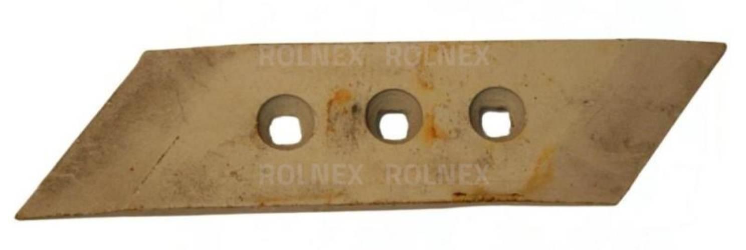Dłuto lemiesza prawe 12 mm stal borowa 3 otworowe pł000368