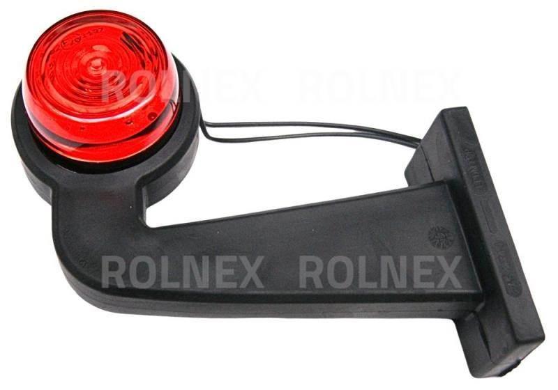 Lampa obrysowa wygięta lewa waś led w74.1 543bcl_ii
