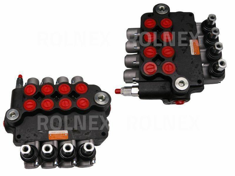 Rozdzielacz 4-sekcyjny hydrauliczny 80l 4xsprężyna 4p80a1a1a1a1gkz1