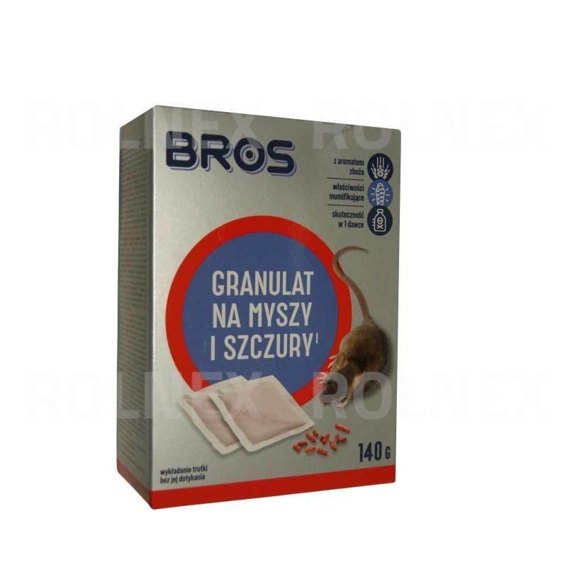 Granulat na myszy i szczury bros 140g 15941632