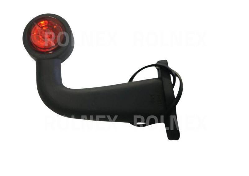 Lampa obrysowa boczna wygięta wysoka led jlo-4.fl