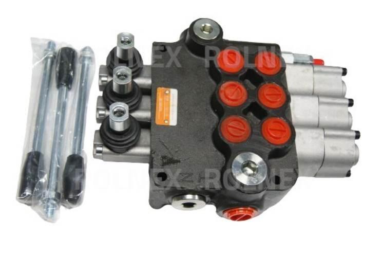 Rozdzielacz 3-sekcyjny hydrauliczny 3xsprężyna z pływaniem
