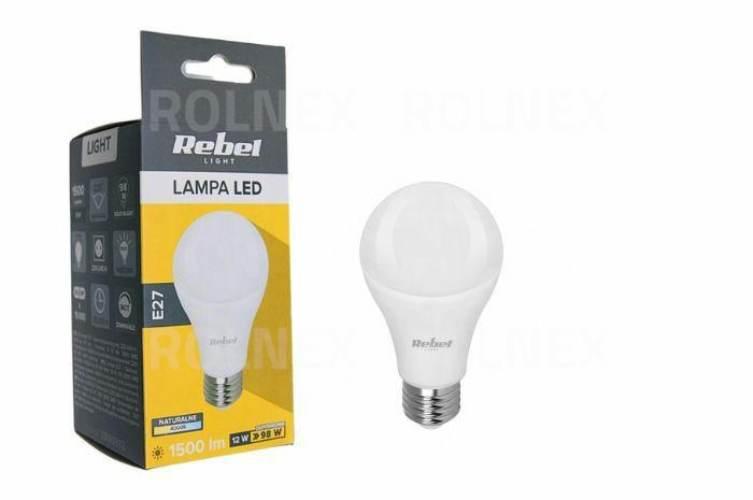 Żarówka led 12w e27 rebel 4000k zar0512