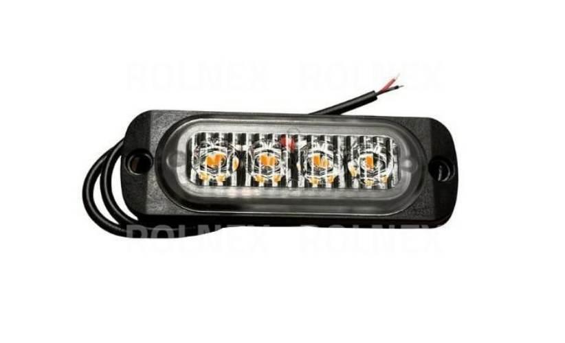 Lampa obrysowa led pomarańczowa 4w lop4