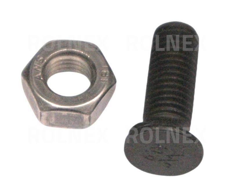 Śruba kpl.płużna dwunoskowa waryński m10x30mm gruber kl.10,9 w173101030