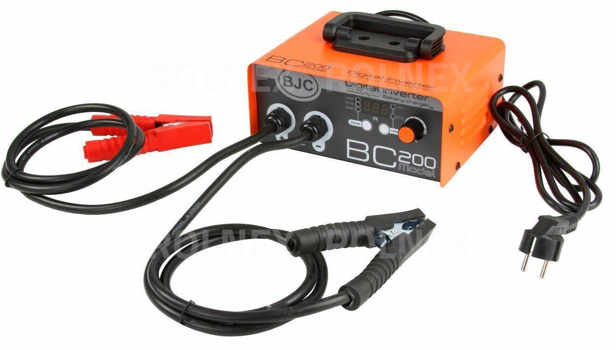 Prostownik z rozruchem 12v/24v inwertorowy bc-200 m82496
