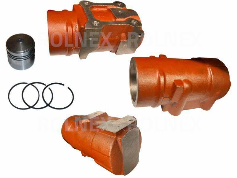 Komplet naprawczy podnośnika mf tłok + cylinder + kpl. pierścieni