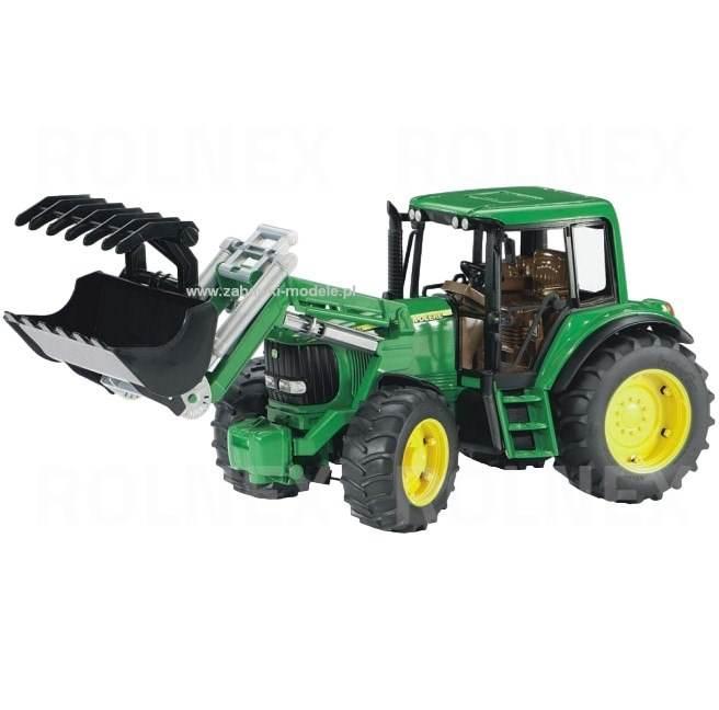 Zabawka ciągnik john deere 6920 z ładwarką czołową br-02052