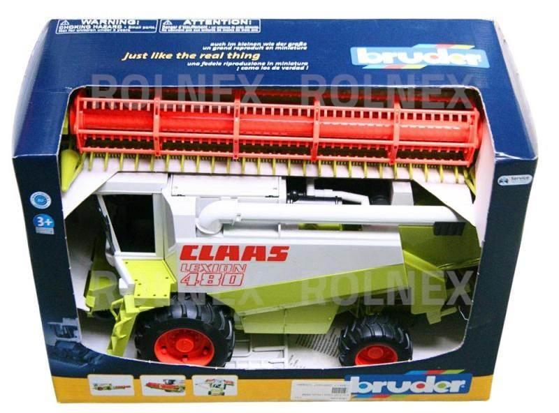 Zabawka kombajn claas lexion 480 br-02120 - zdjęcie 2