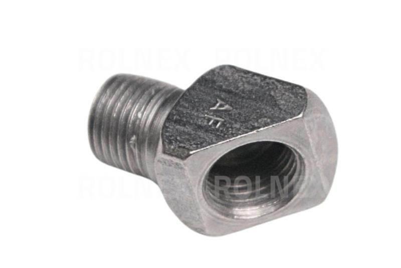 Złączka kątowa 10x1 45 stopni gw-z/gw-wew kmm45wz10x1 - zdjęcie 2