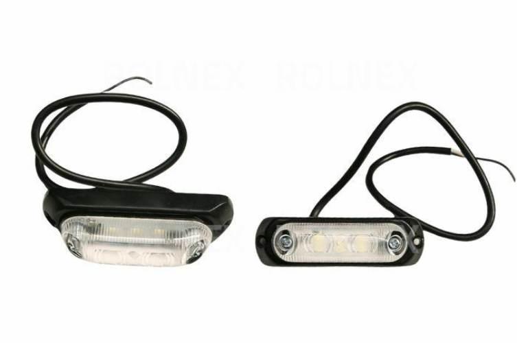 Lampa obrysowa biała led 12v l0006