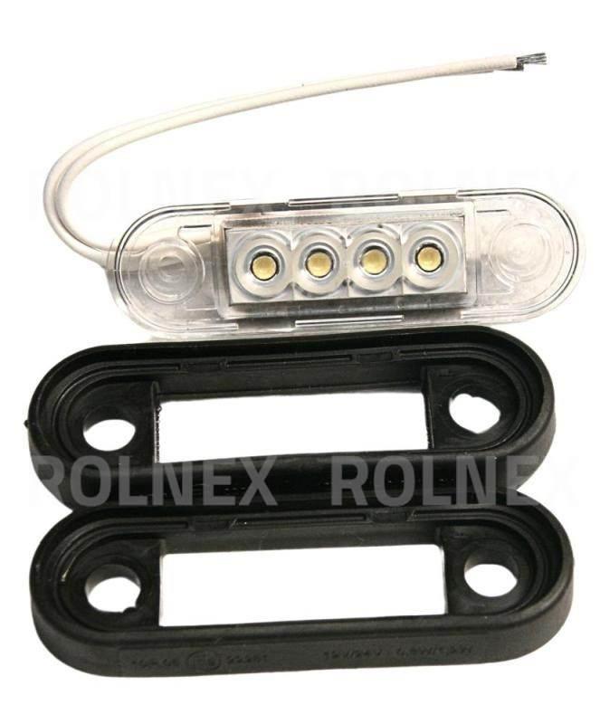 Lampa obrysowa biała led 12v l4462
