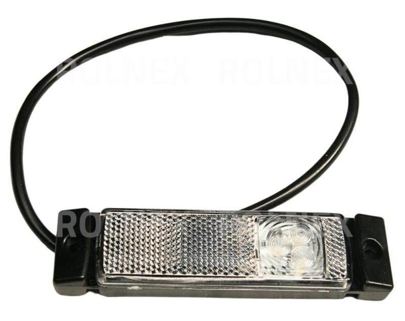 Lampa obrysowa biała led 12v l1045