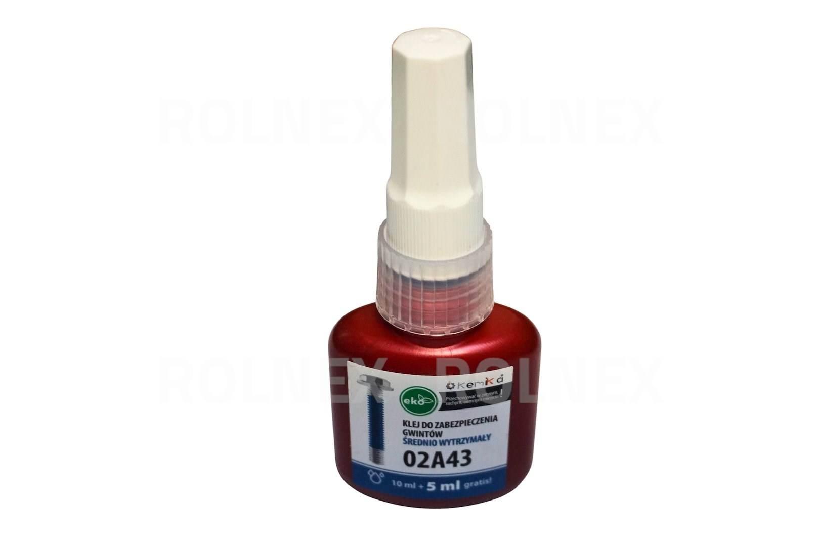 Zabezpieczenie gwintów 15 ml średni kemika 02a43.b010