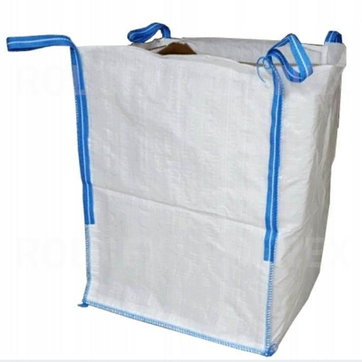 Worek big bag 1000 kg dno zamknięte góra otwarta 900x900x1200mm exp1632123