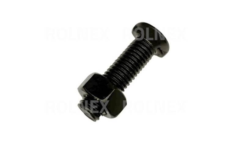 Śruba kpl.płużna dwunoskowa waryński m12x45mm kl.12,9 173121245