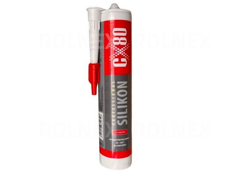 Silikon czerwony 310ml cx-80 sc310ml034