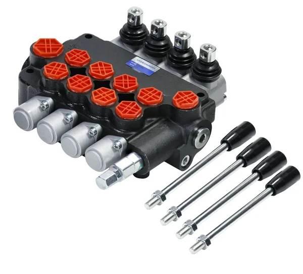 Rozdzielacz hydrauliczny 4-sekcyjny 80L Hydronnovi