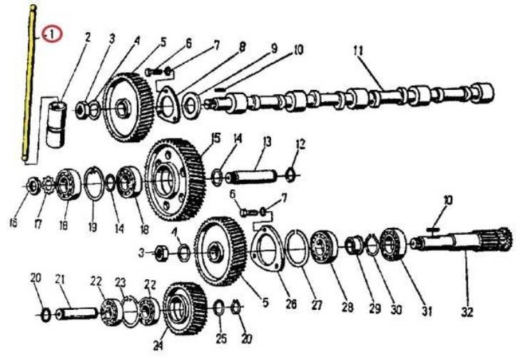Drążek popychacza C-360 50404290 - zdjęcie 2