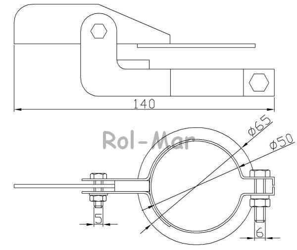 Pokrywa tłumika 42102100 C-330/360/MF3 42112000 - zdjęcie 2