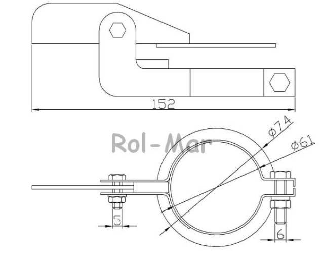Pokrywa tłumika C-385/MF4 80014999/70011430 42102001 - zdjęcie 2