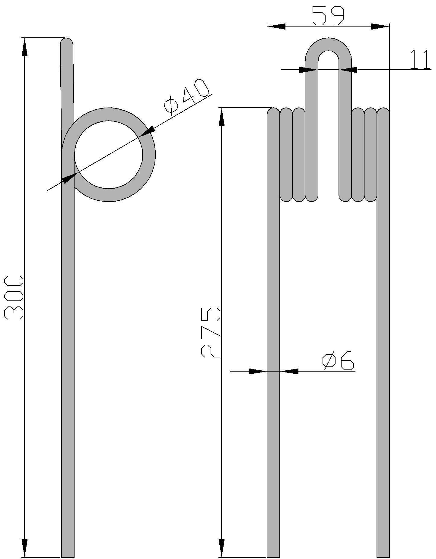 Palec Przegrabiarka Pasowa 10szt 5234040040 - zdjęcie 2