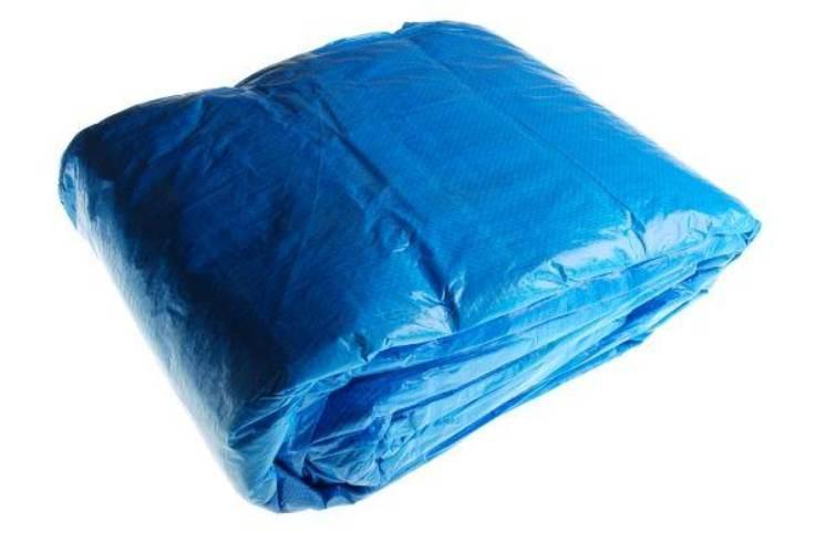 Plandeka LEKKA 10x15m (niebieska) gramatura 55g/m2 1574-500220