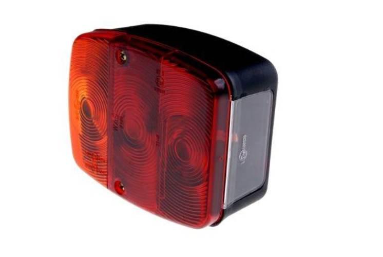 Lampa tylna zespolona prostokątna przyczepka W18U