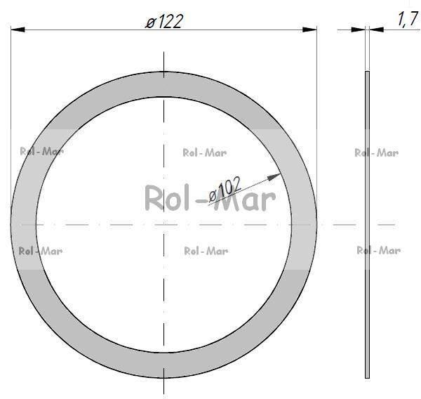 Uszczelka czaszy fi 121mm/110mm Opryskiwacz 10szt 40020404111 - zdjęcie 2