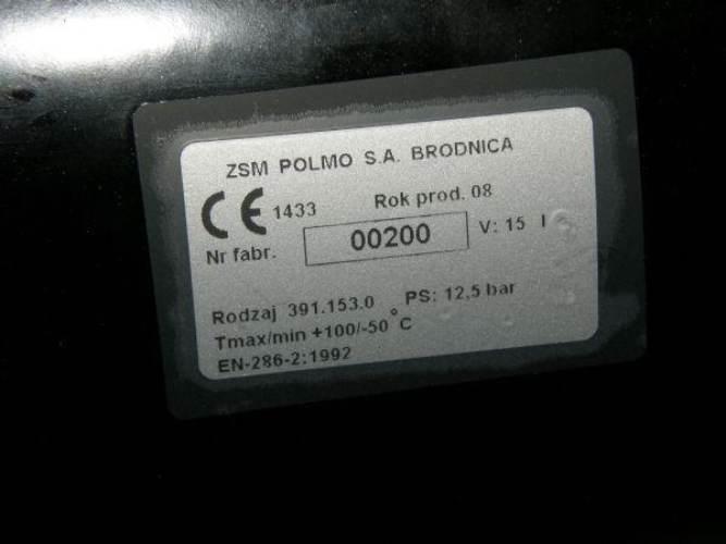 Zbiornik powietrza 15 L C-330 50027320 - zdjęcie 2