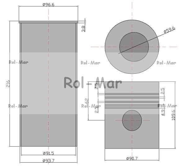 Zestaw naprawczy MF3 4P ( import ) MF3J - zdjęcie 2