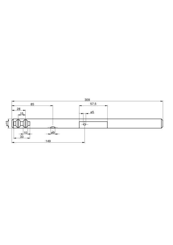 Pręt sterowania II C-385 6-cyl. 88120002 - zdjęcie 2