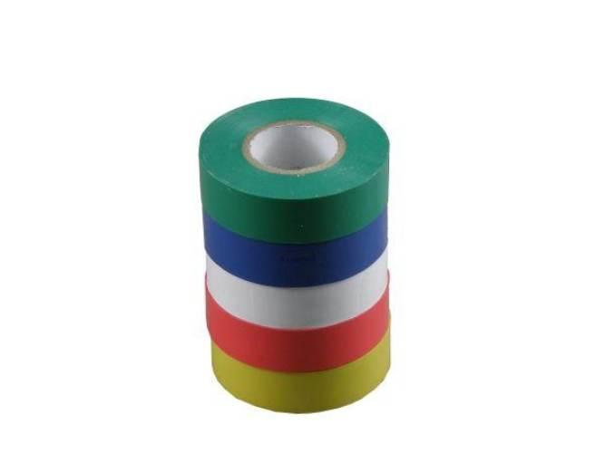 Taśma izolacyjna kolor losowy 19mm x 20m 10szt TASMA19X20MK