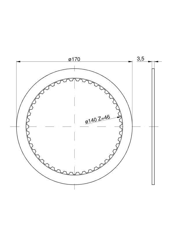 Tarcza wewnętrzna WOM C-385 CH 89153010CH - zdjęcie 2