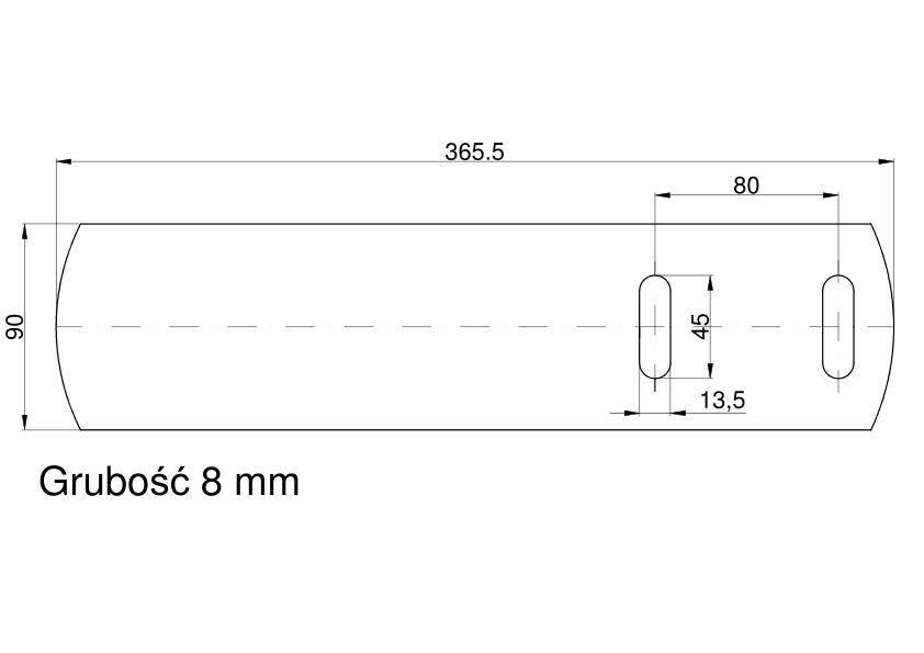 Listwa tylna odkładni prawa Kverneland Vulcan RM-053387 - zdjęcie 6