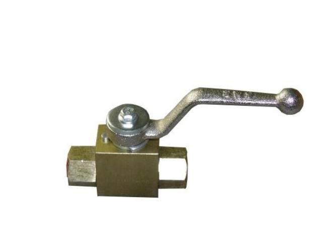 Zawór kulowy hydrauliczny dwudrożny 25 MPA 1/4" KHB-1/4