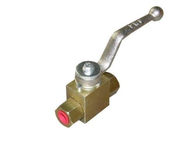 Zawór kulowy hydrauliczny dwudrożny 25 MPA 1/4" KHB-1/4 - zdjęcie 4