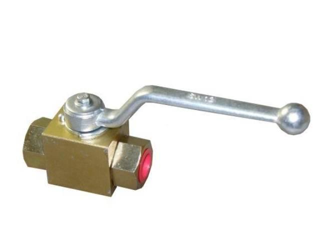 Zawór kulowy hydrauliczny dwudrożny 25 MPA 1/2" KHB-1/2 - zdjęcie 3