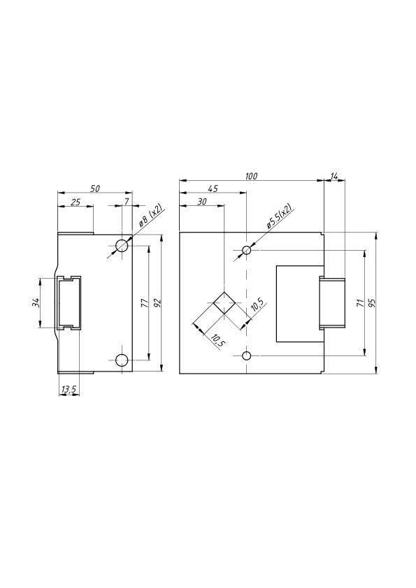 Zamek drzwi kabiny-lewy st.typ C-385 80368916 - zdjęcie 2