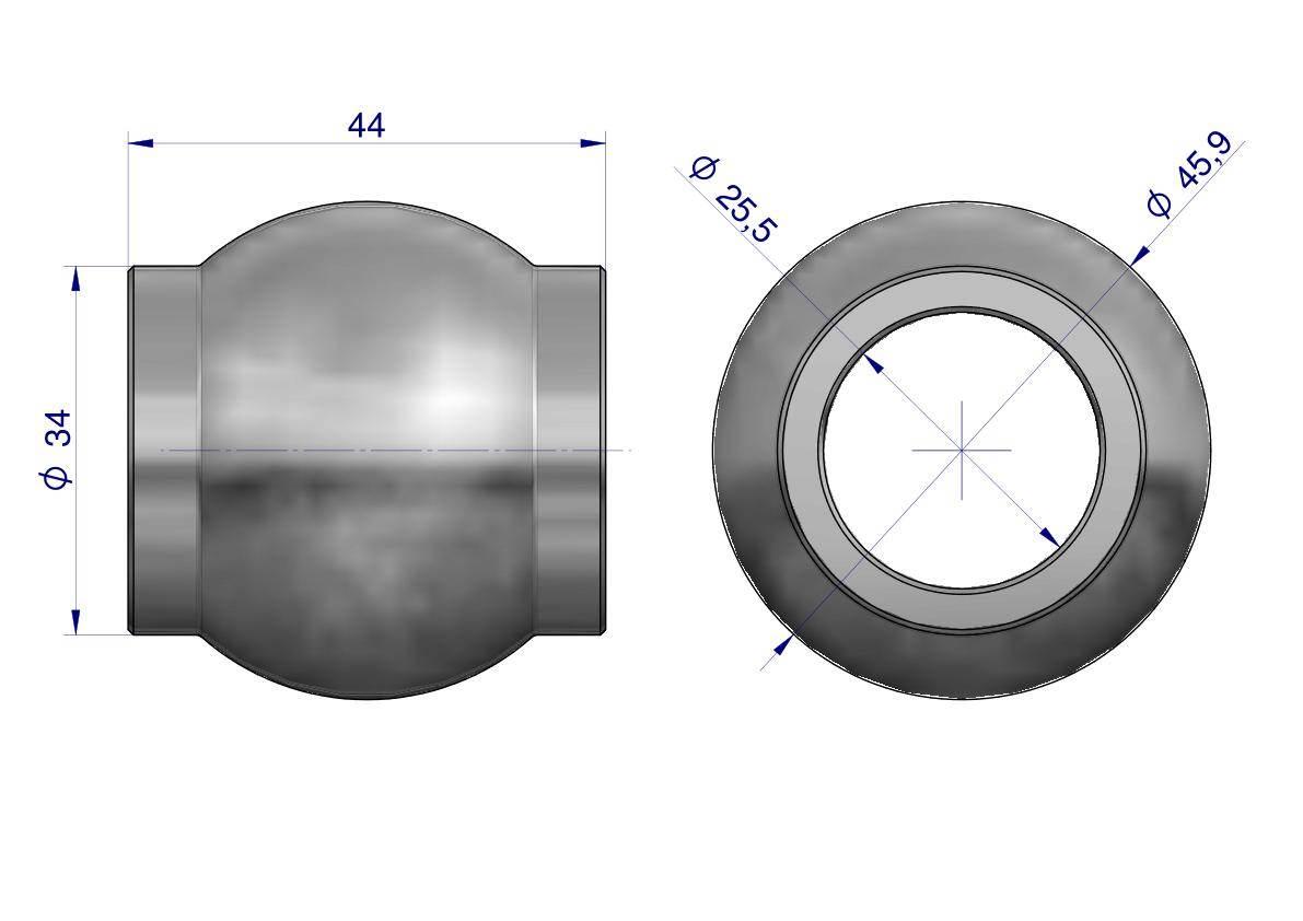 Kula ramienia podnośnika C-360 50550300 - zdjęcie 2