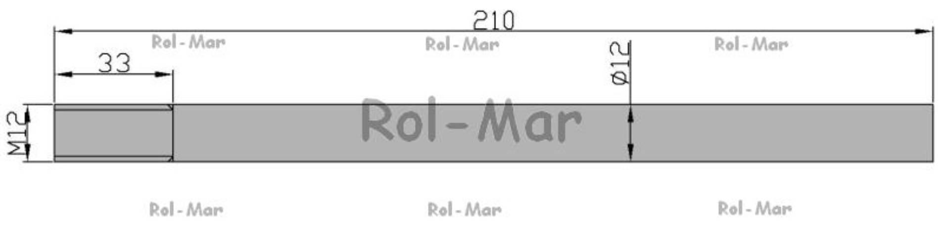 Palec ślimaka hederu 12mm dł. 210mm 676143.0 Claas RM-676143 - zdjęcie 2