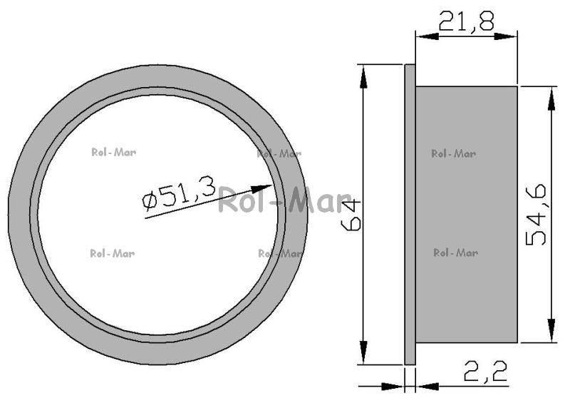 Tuleja teflonowa 008585.0 Claas RM-008585 - zdjęcie 2