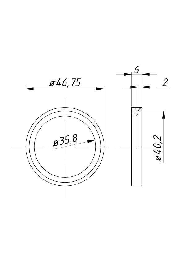 Gniazdo zaworu ssącego nadwymiar 0,75 C-360 50405652 - zdjęcie 2