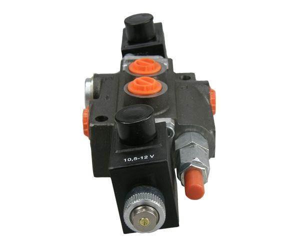 Rozdzielacz hydrauliczny jednosekcyjny sterowany elektrycznie 50L - zdjęcie 2