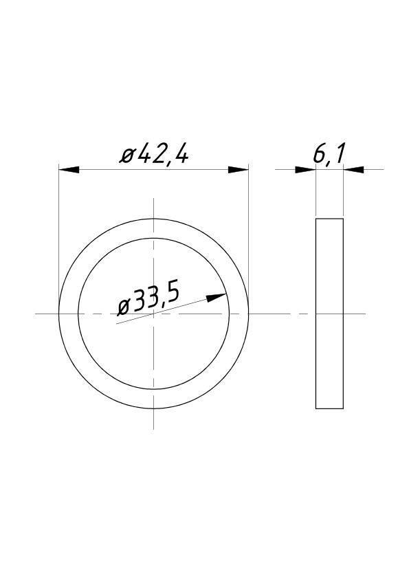 Gniazdo zaworu wydechowego nadwymiar 0,50 C-330 20szt 50106311 - zdjęcie 3