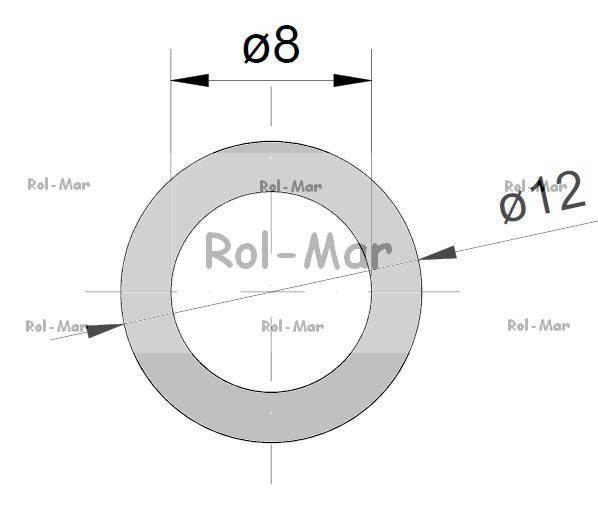 Wąż (przewód) tekalan ciśnienie robocze 12MP fi zew.12mm / fi wew.8mm 8*12 - zdjęcie 2