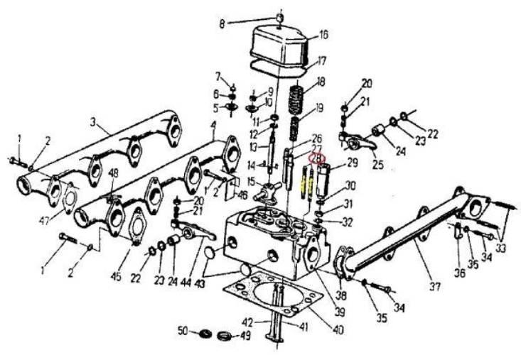 Śruba dwustronna wtryskiwacza C-360 20szt 54211005 - zdjęcie 2
