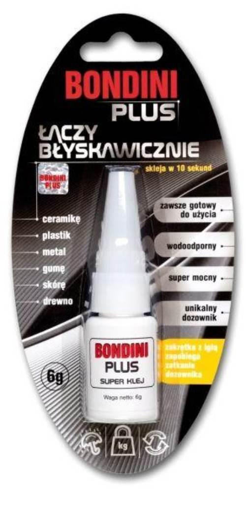 Klej cyjanoakrylowy Bondini Plus 6g RM-02-040