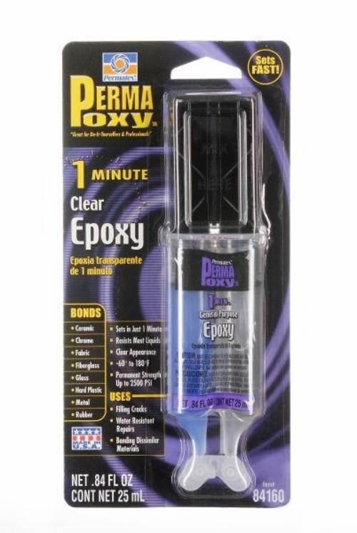 Klej epoksydowy przeźroczysty 1 minutowy Permatex 25ml RM-60-023