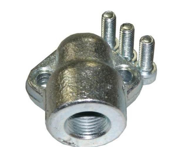 Adapter pompy hydraulicznej kątowy 1/2" 40 mm M8 DRA340-12
